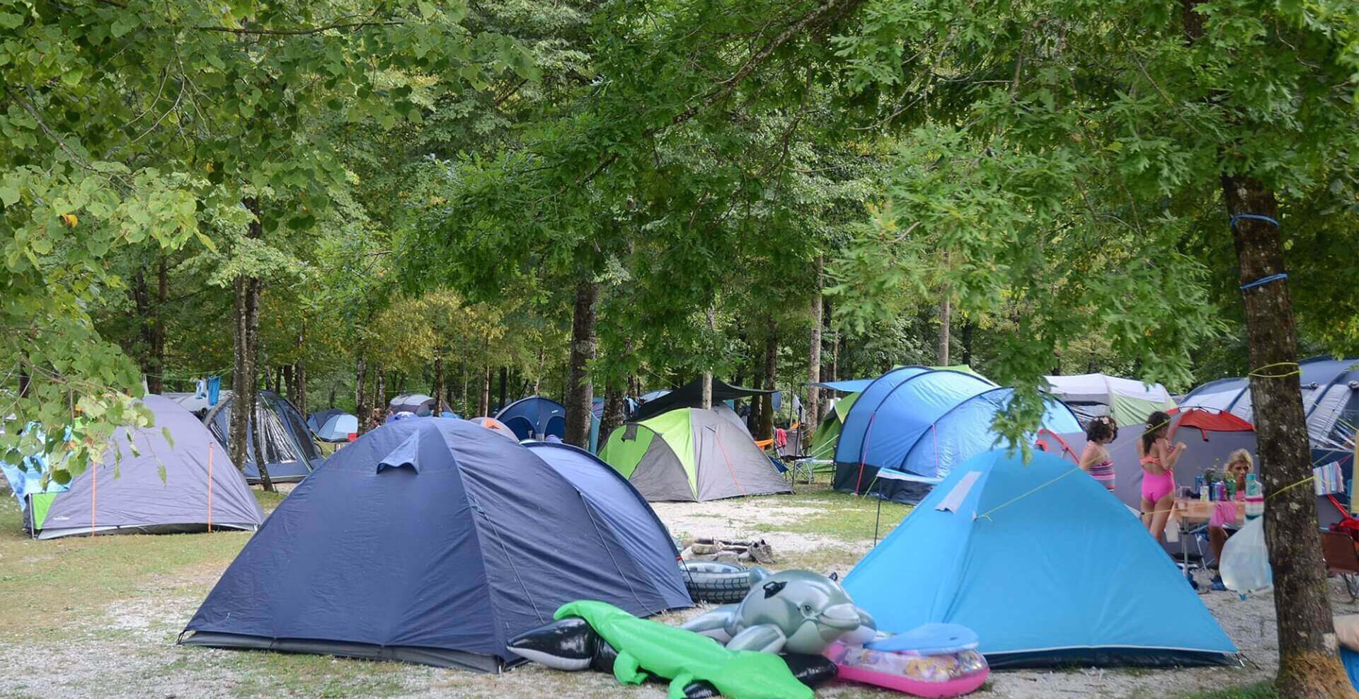 Slovinsko, Nadiža Podbela Camping