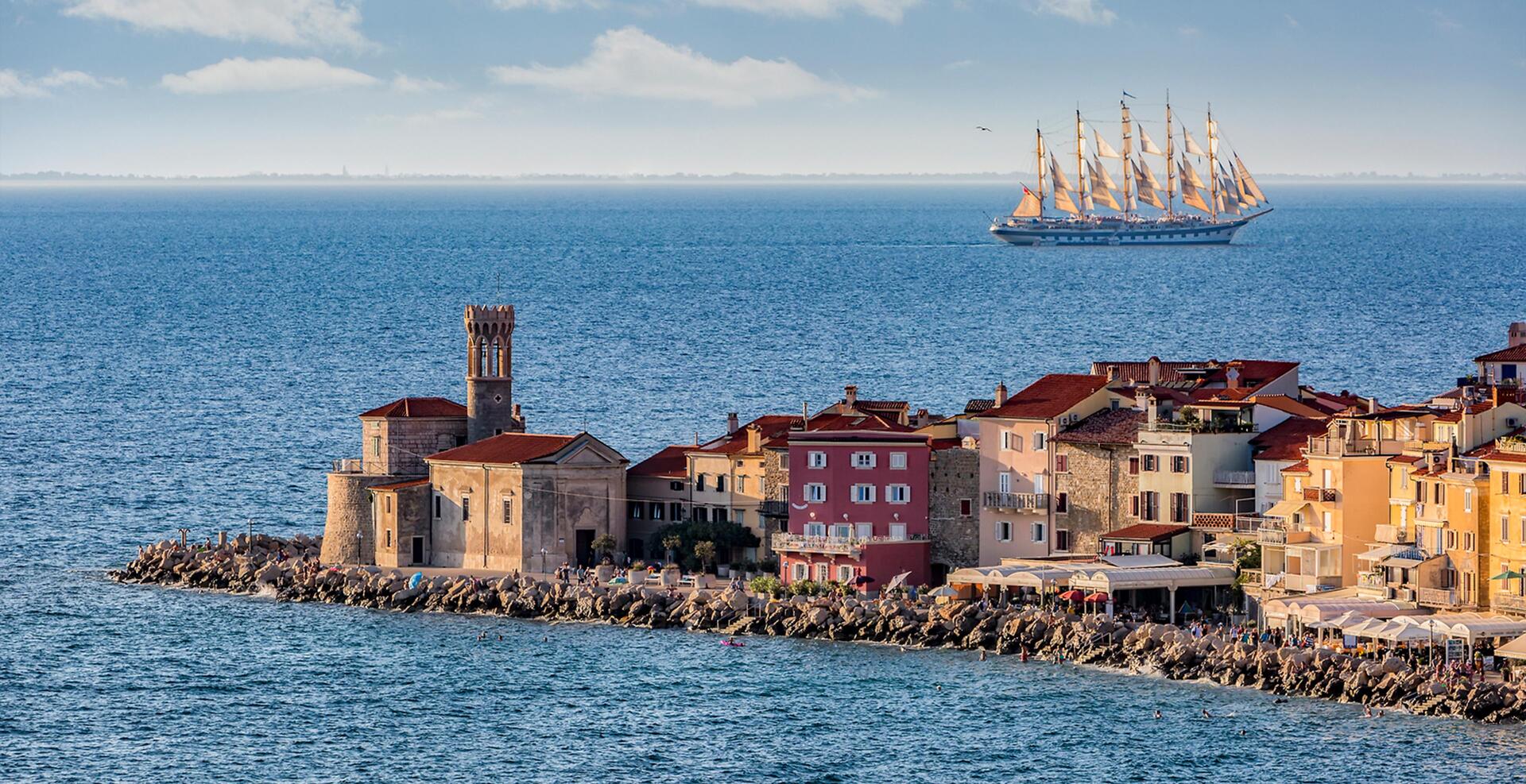 Slovinsko Slovinská Istrie Piran